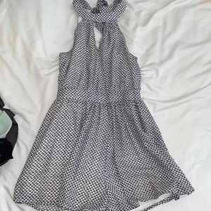 Black and white romper